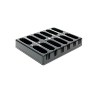 12-BAY, DROP-IN CHARGER FOR UP TO 12 FM OR INFRARED BODY-PACK TRANSMITTERS AND/OR RECEIVERS.